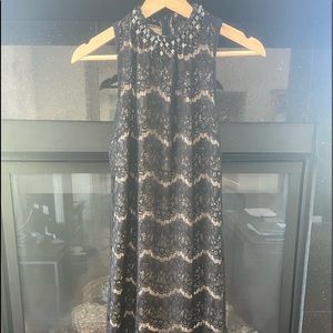 FIRE LOS ANGELES LBD LACE OVERLAY/LINED BEADED 1920s Gatsby party costume